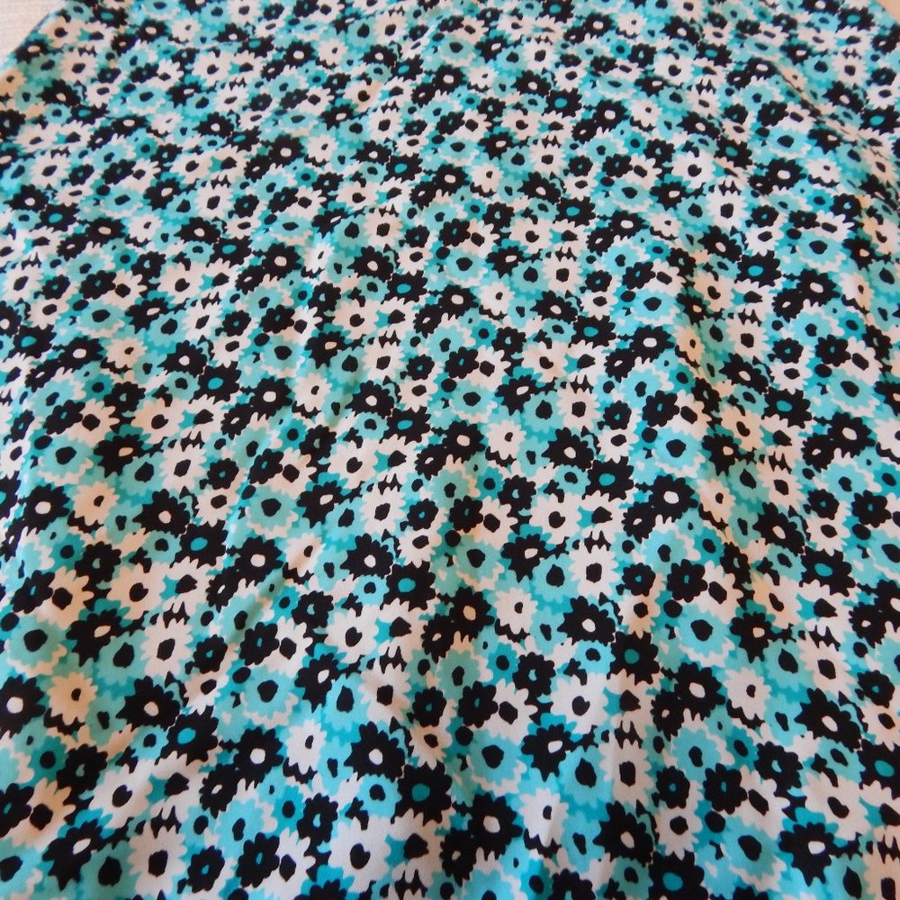 Michael Kors Floral Silk Mini Skirt Blue Sz 2 NWT - Picture 4 of 15